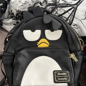 Loungefly Black and White Backpack with Yellow Details